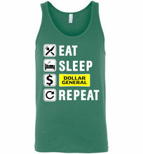 Eat Sleep Dollar General Repeat Tank