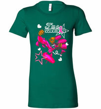 I'm A Survivor What Does Not Destrory Me Makes Me Stronger Bella Ladies Tee