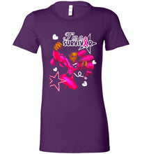 I'm A Survivor What Does Not Destrory Me Makes Me Stronger Bella Ladies Tee