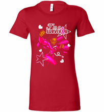 I'm A Survivor What Does Not Destrory Me Makes Me Stronger Bella Ladies Tee