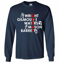 Pink Floyd Great Wright Gilmous Waters Mason Gildan Long Shirt