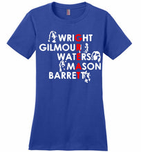 Pink Floyd Great Wright Gilmous Waters Mason Ladies Perfect