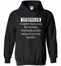 Terddler A Toddler Who Is A Turd Does Not Listen Hoodie