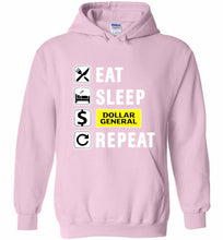 Eat Sleep Dollar General Repeat Hoodie