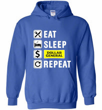 Eat Sleep Dollar General Repeat Hoodie