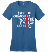 Pink Floyd Great Wright Gilmous Waters Mason Ladies Perfect