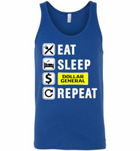 Eat Sleep Dollar General Repeat Tank