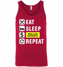 Eat Sleep Dollar General Repeat Tank