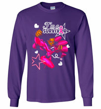 I'm A Survivor What Does Not Destrory Me Makes Me Stronger Gildan Long Shirt