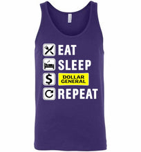 Eat Sleep Dollar General Repeat Tank