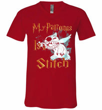 My Patronus Is A Stitch V-Neck Shirt