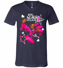 I'm A Survivor What Does Not Destrory Me Makes Me Stronger V-Neck Shirt