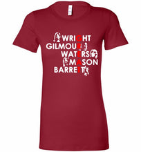 Pink Floyd Great Wright Gilmous Waters Mason Bella Ladies Tee