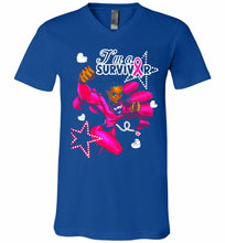 I'm A Survivor What Does Not Destrory Me Makes Me Stronger V-Neck Shirt