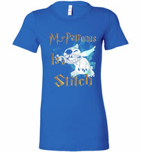 My Patronus Is A Stitch Bella Ladies Tee