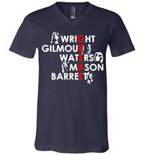 Pink Floyd Great Wright Gilmous Waters Mason V-Neck Shirt