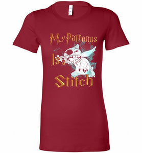 My Patronus Is A Stitch Bella Ladies Tee