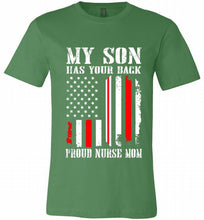 My Son Has Your Back Proud Nurse Mom Canvas USA