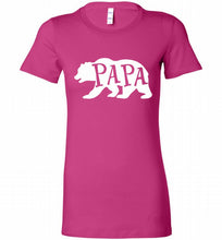 Papa Bear Bella Ladies Tee