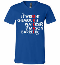 Pink Floyd Great Wright Gilmous Waters Mason V-Neck Shirt