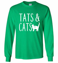 Tats And Cats Gildan Long Shirt