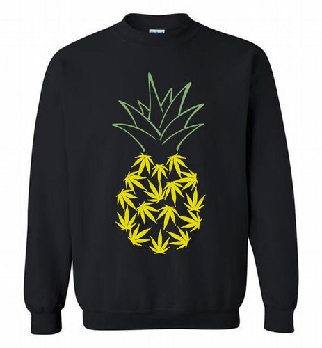 Pineapple Weed Leaf Crewneck Sweatshirt