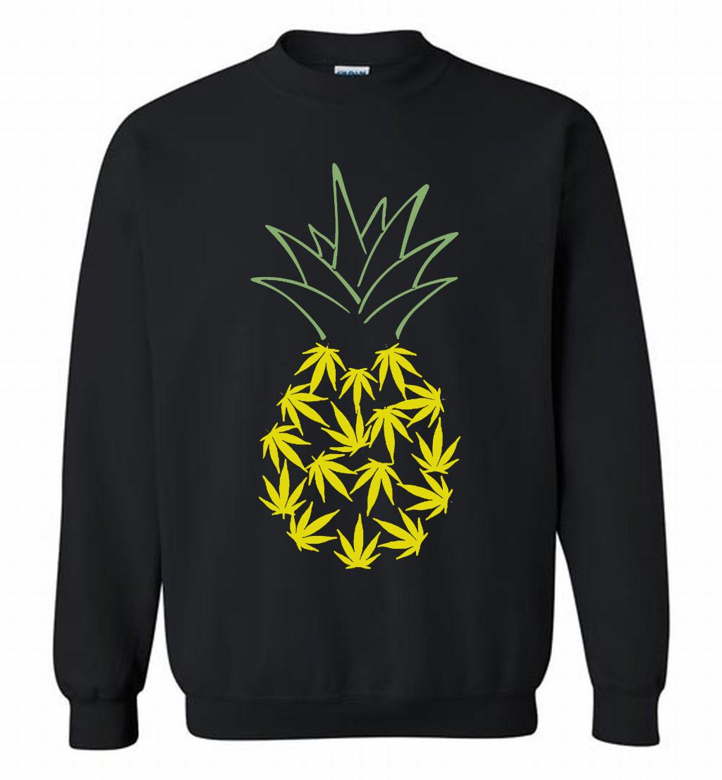 Pineapple Weed Leaf Crewneck Sweatshirt