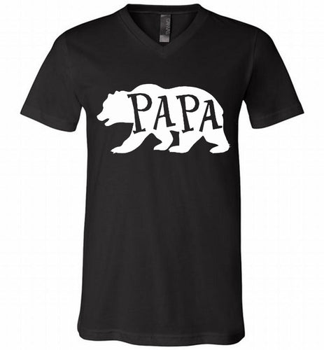 Papa Bear V-Neck Shirt
