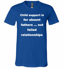 Child Support Is For Absent Fathers Not Failed Relationships V-Neck Shirt