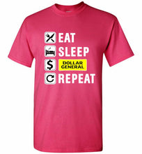 Eat Sleep Dollar General Repeat Shirt
