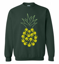 Pineapple Weed Leaf Crewneck Sweatshirt