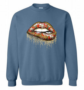 San Francisco 49ers Lip Crewneck Sweatshirt