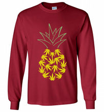 Pineapple Weed Leaf Gildan Long Shirt