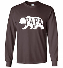 Papa Bear Gildan Long Shirt