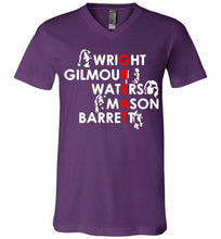 Pink Floyd Great Wright Gilmous Waters Mason V-Neck Shirt