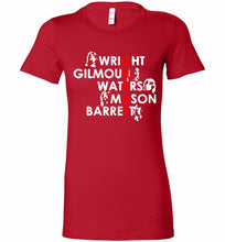 Pink Floyd Great Wright Gilmous Waters Mason Bella Ladies Tee