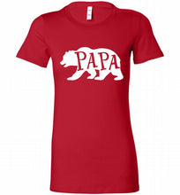 Papa Bear Bella Ladies Tee