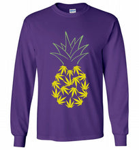 Pineapple Weed Leaf Gildan Long Shirt