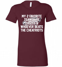 My 2 favorite teams are Philadelphia Eagles and whoever Bella Ladies Tee