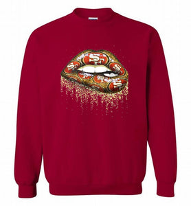 San Francisco 49ers Lip Crewneck Sweatshirt