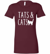Tats And Cats Bella Ladies Tee