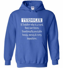 Terddler A Toddler Who Is A Turd Does Not Listen Hoodie
