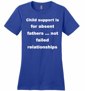 Child Support Is For Absent Fathers Not Failed Relationships Ladies Perfect