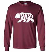 Papa Bear Gildan Long Shirt