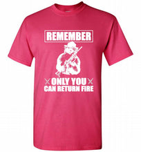 Remember Only You Can Return Fire Shirt