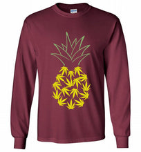 Pineapple Weed Leaf Gildan Long Shirt