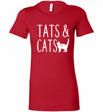 Tats And Cats Bella Ladies Tee