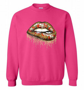 San Francisco 49ers Lip Crewneck Sweatshirt