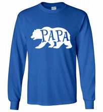 Papa Bear Gildan Long Shirt
