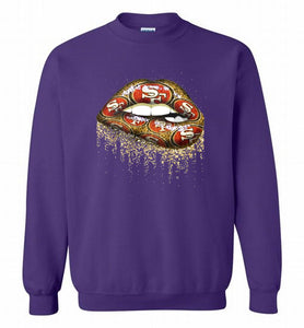 San Francisco 49ers Lip Crewneck Sweatshirt